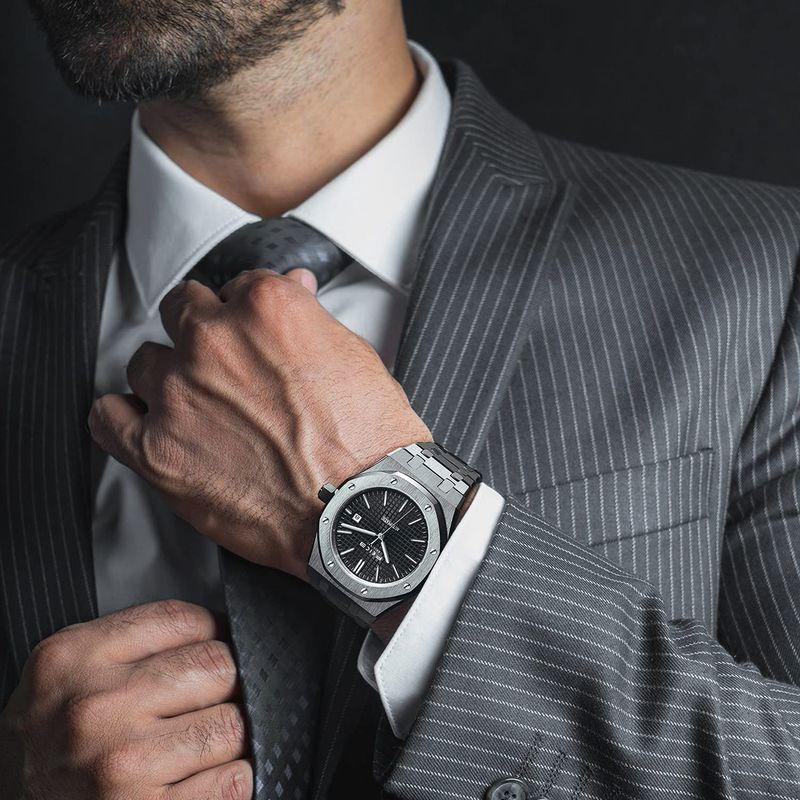 FEICE 自動巻き 腕時計 メンズ 男性 機械式 うで時計 メンズ 手巻付き アナログ ウォッチ 防水 夜光 日付表示 ラグジュア リー メンズ 自動巻き 腕時計 男性 機械式 うで時計 手巻付き アナログ ウォッチ 防水 夜光 日付表示 ラグジュア リー