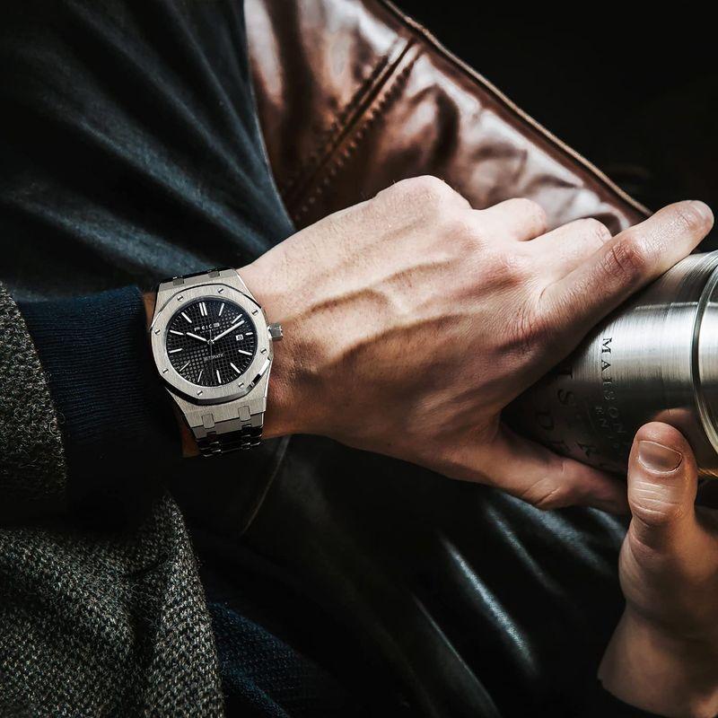 FEICE 自動巻き 腕時計 メンズ 男性 機械式 うで時計 メンズ 手巻付き アナログ ウォッチ 防水 夜光 日付表示 ラグジュア リー メンズ 自動巻き 腕時計 男性 機械式 うで時計 手巻付き アナログ ウォッチ 防水 夜光 日付表示 ラグジュア リー