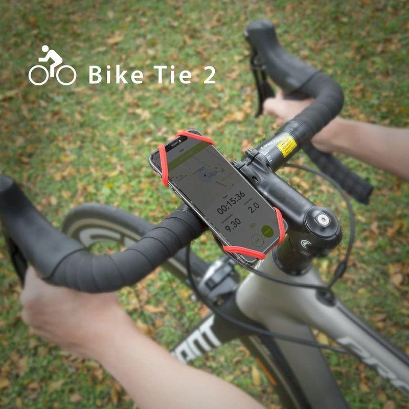 2022公式店舗 Bone Bike Tie 自転車 スマホ ホルダー 全シリコン製 超軽量 脱着簡単 脱落防止 4-6.5インチのスマホに対応  iPho