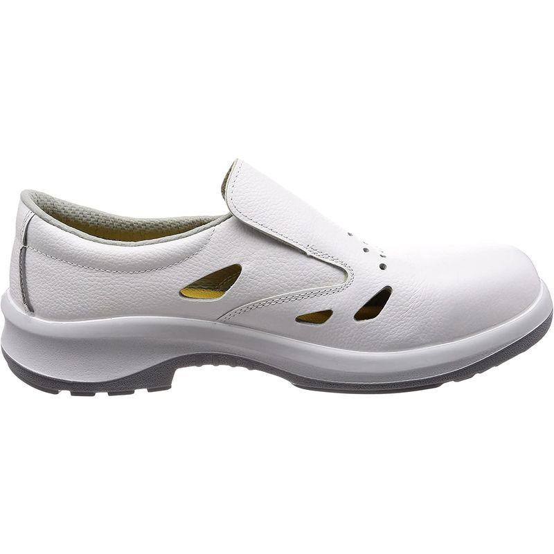 ミドリ安全　静電安全靴　JIS規格　短靴　メンズ　プレミアムコンフォート　スリッポン　PRM200　静電　ホワイト　通気　26.5　cm