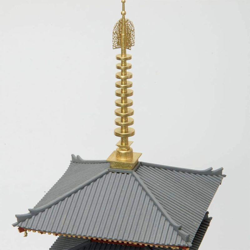 【ほぼ未使用】 ウッディジョー 1/75 薬師寺 西塔 木製模型 組み立てキット 【MYK6513486990】(23320円)