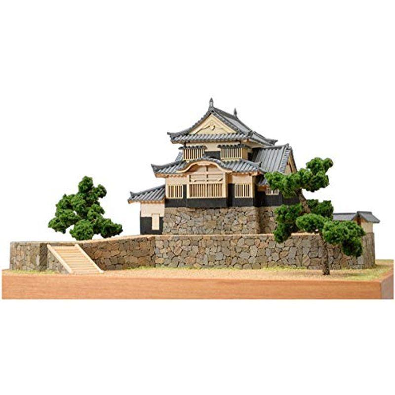 ウッディジョー 1/150 備中松山城 木製模型 組み立てキット