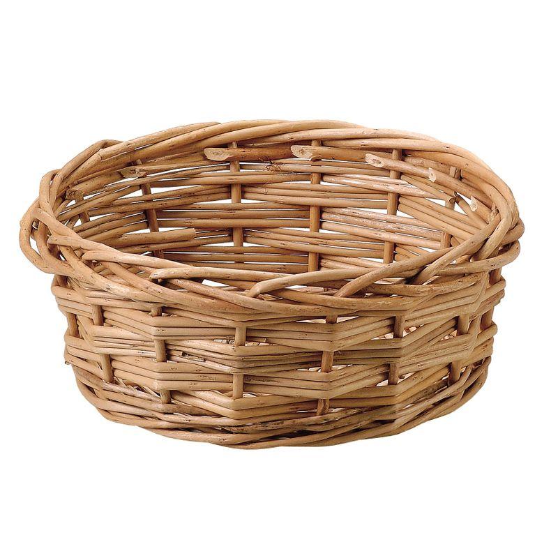 大橋新治商店 ハンドメイド バスケット Willow Basket スティームウイローサークル M 11572 