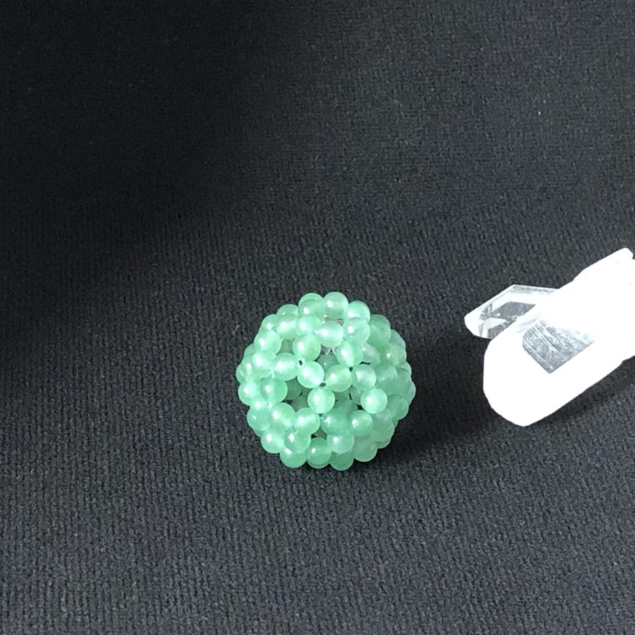 パワーストーン 神聖幾何学 フラーレン アベンチュリン　4mm球　グレートセントラルサン 浄化 魔除け 置き物 |  | 01
