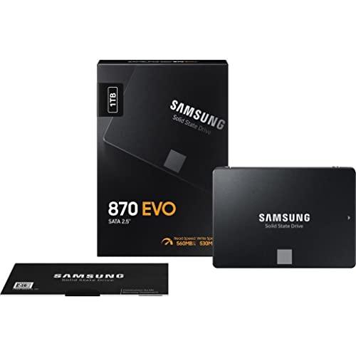 Samsung (サムスン) 870 EVO 1TB SATA 2.5インチ 内蔵型 Samsung (サムスン) 870 EVO 1TB SATA 2.5インチ 内蔵型