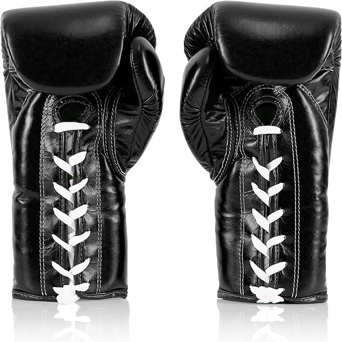 Fairtex プロコンフェディショングローブ （Lace UP 紐式） ブラック_3
