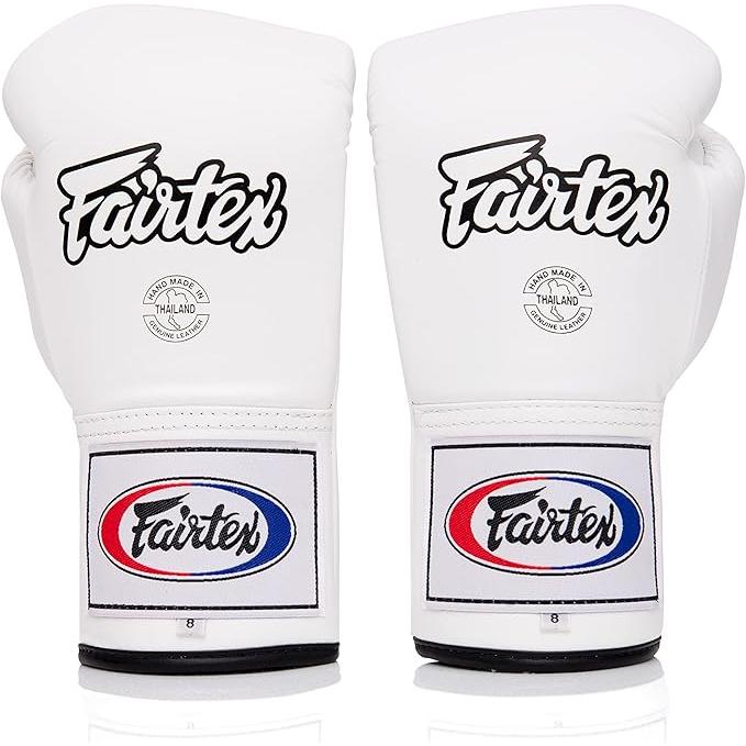 Fairtex プロコンフェディショングローブ （Lace UP 紐式） ホワイト_2