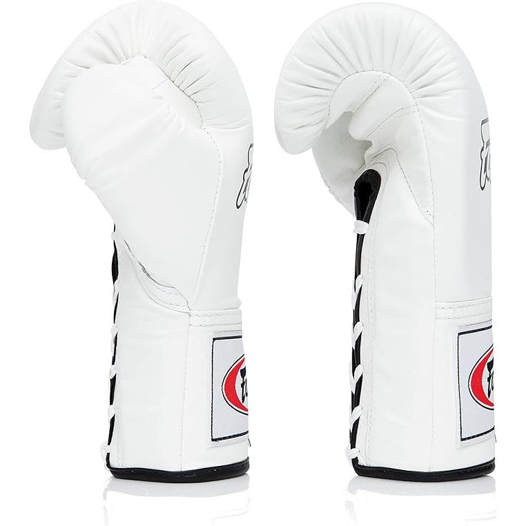 Fairtex プロコンフェディショングローブ （Lace UP 紐式） ホワイト_4