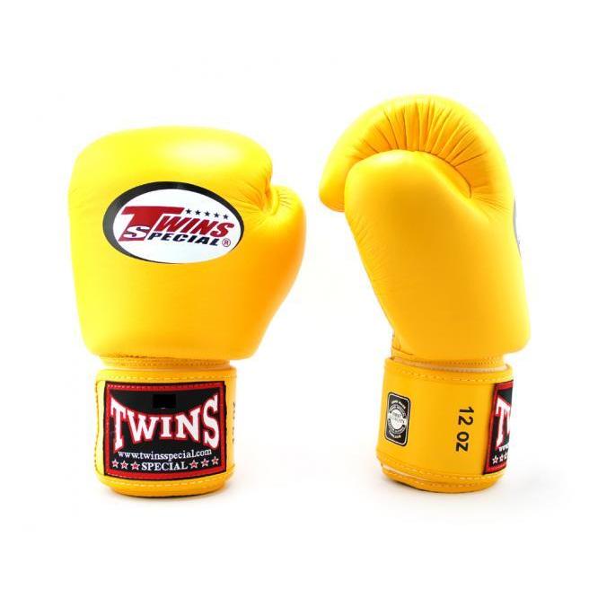 Twins ボクシンググローブ 本革製 レザー イエロー_1