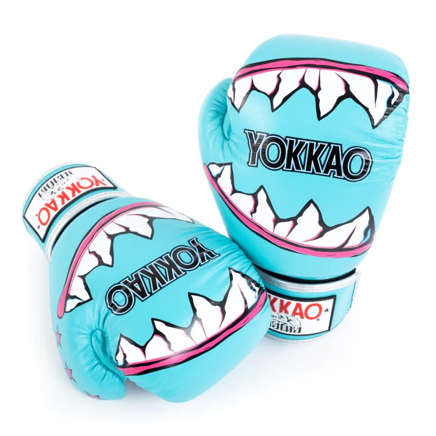 YOKKAO【10oz】ヨッカオ ボクシンググローブ 本革製 シャーク YOKKAO【10oz】ヨッカオ ボクシンググローブ 本革製 シャーク