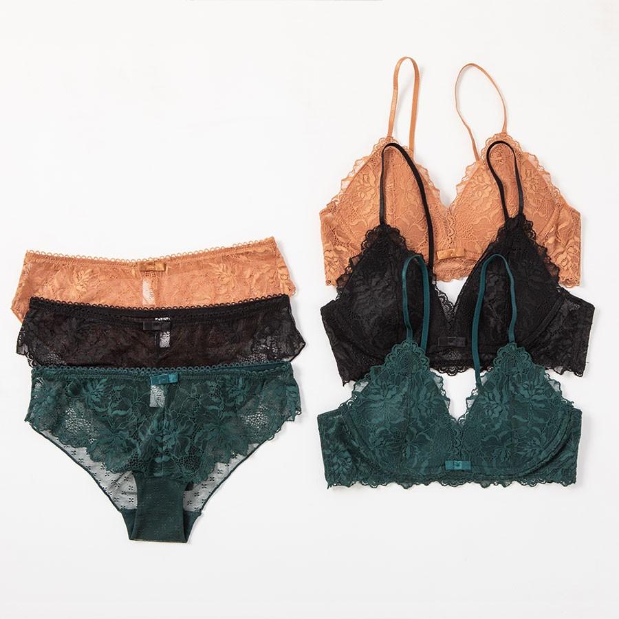レース ブラレット ショーツ 上下セット ノンワイヤーブラジャー ブラジャー 下着 レディース 見せブラ ノンワイヤー ワイヤレス セクシー 総レース 背中見せ 女 Se19 009 Mude ムード 通販 Yahoo ショッピング