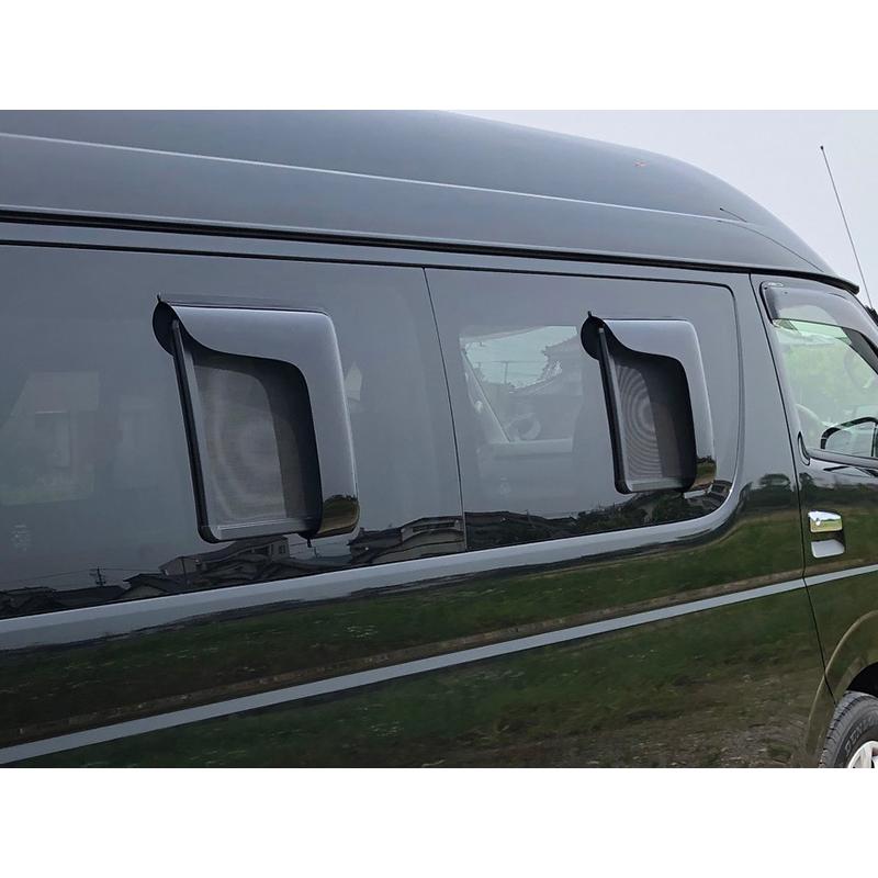 ハイエース200系 網戸 対応 小窓 バイザー 4型以降 1P オグショー FLEX