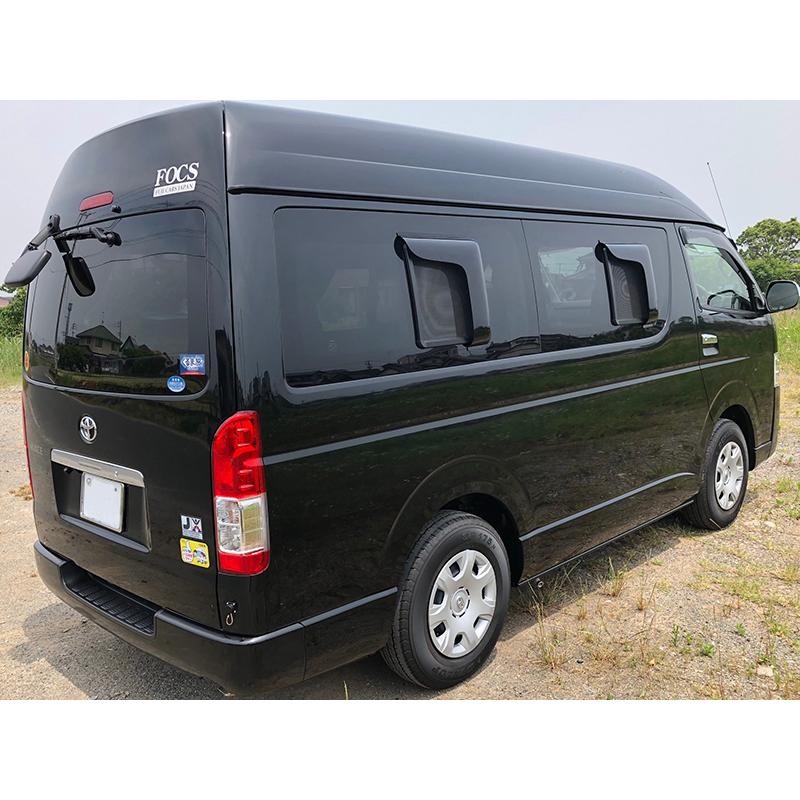 ハイエース200系 網戸 対応 小窓 バイザー 4型以降 1P オグショー FLEX