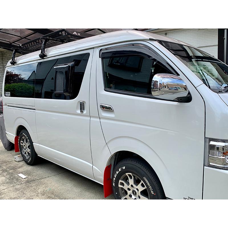 ハイエース200系 網戸 対応 小窓 バイザー 4型以降 LR オグショー FLEX