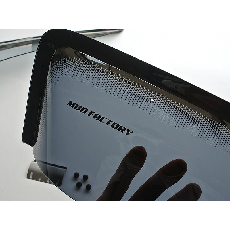 ハイエース200系 ビッグワイドバイザーと小窓バイザーのセット / ドア