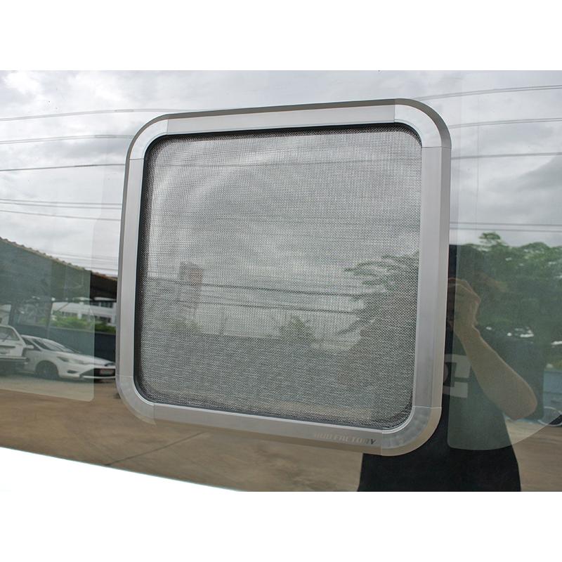 先着1000円引クーポン】ハイエース200系 4型以降対応 網戸 左右兼用1P