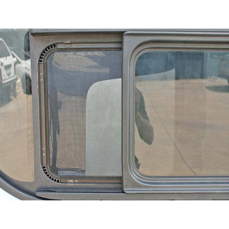 先着1000円引クーポン】ハイエース200系 網戸と専用バイザーのセット