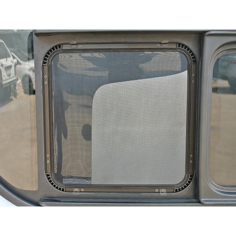 先着5000円引クーポン】 ハイエース200系 網戸と専用バイザーのセット