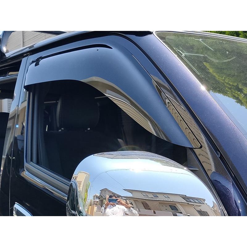 1月上旬入荷 ハイエース200系 ドアバイザー ビッグ ワイドバイザー