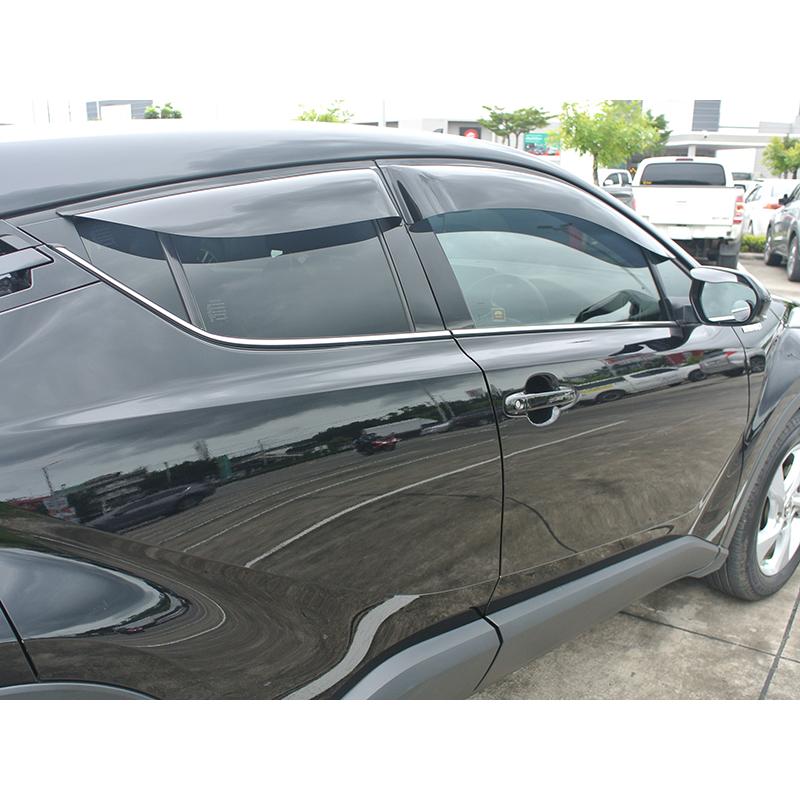 C-HR ビッグ ワイドバイザー ダーク ドアバイザー CHR パーツ