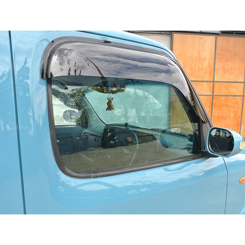 ドアガーニッシュ、ドアバイザーセット キューブ Z11YZ11 BZ11 BNZ11 ドアバイザー 前後セット ビッグ ワイド