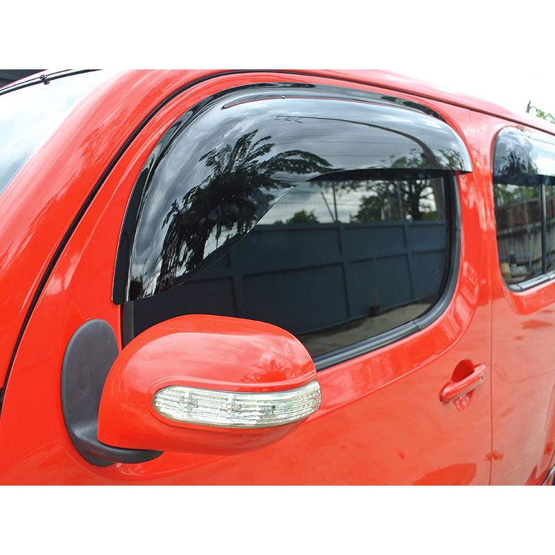 キューブ Z12 NZ12 ドアバイザー フロント用のみ ビッグ ワイド