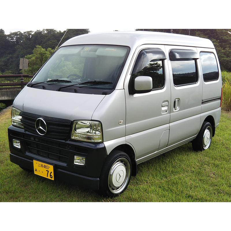 レアDA62ＴスズキエブリーワゴンDA62キャリー　 フロント ルーフバイザー エブリイ エブリイワゴン DA52 DA62 ドアバイザー ビッグ ワイド