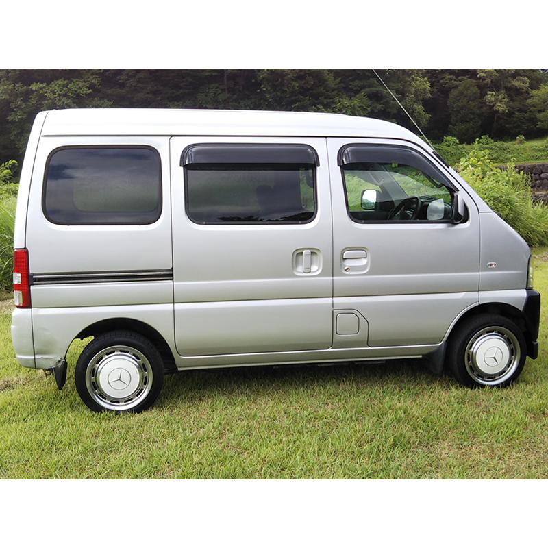 新品未使用 スズキエブリイ ドアバイザー ４点セット 3M両面テープ付 okamoto-p_99000-99091-e01