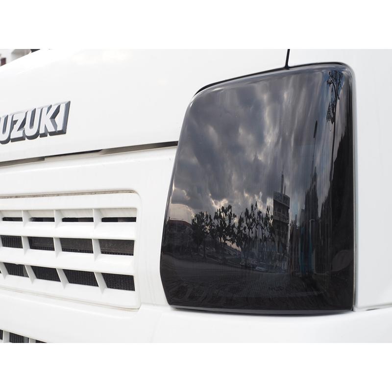 キャリイ DA63T DA65T ヘッドライトカバー ダークスモーク パーツ