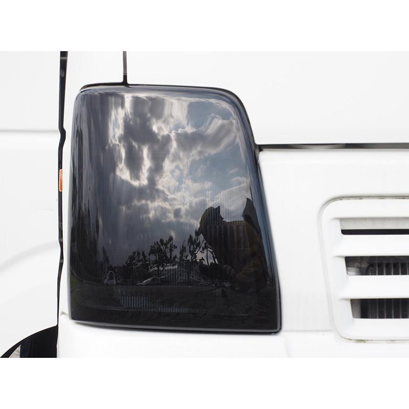 REIZ DA63T/DA65T キャリイ ヘッドライトユニット ブラック キャリイ DA63T DA65T ヘッドライトカバー ダークスモーク パーツ