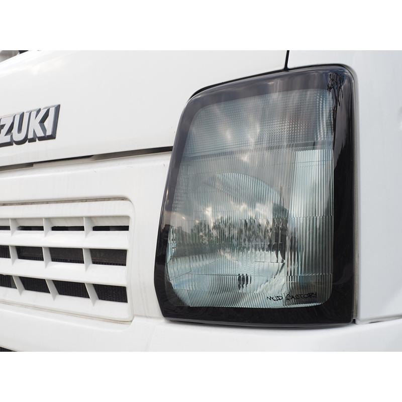 キャリイ DA63T DA65T ヘッドライトカバー ライトスモーク パーツ