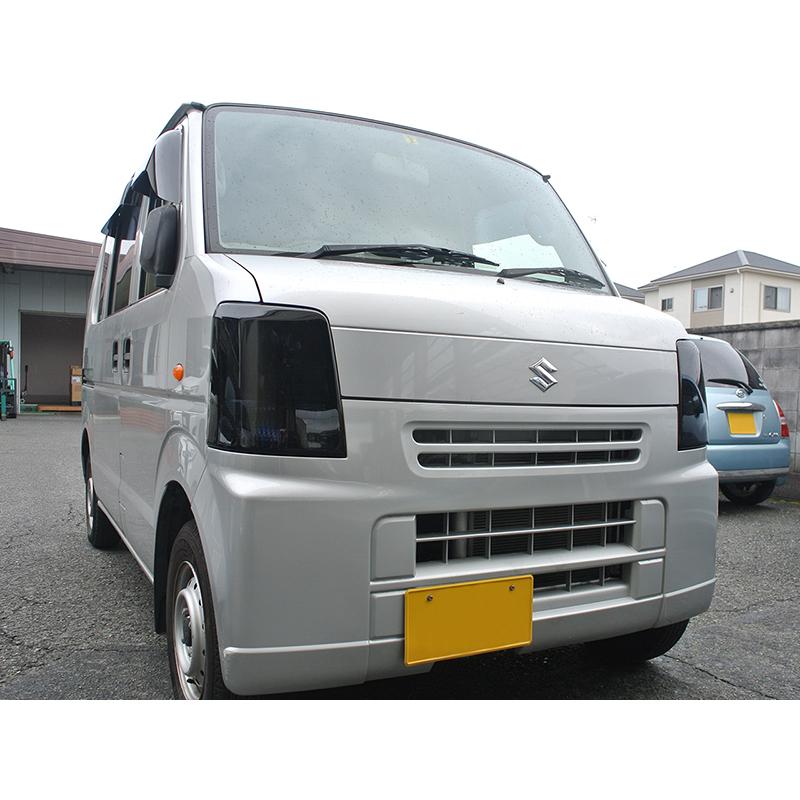 エブリイ エブリイワゴン DA64V DA64W ヘッドライトカバー ダーク