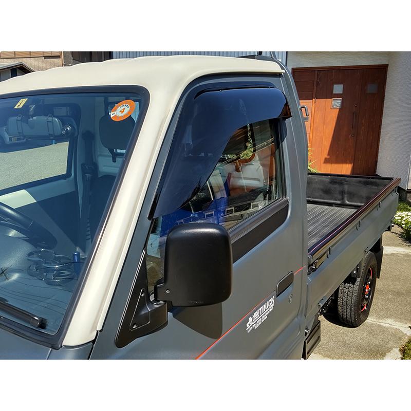 キャリイ DC51T DD51T エブリィ DE51V DF51V ドアバイザー 丸目 パーツ