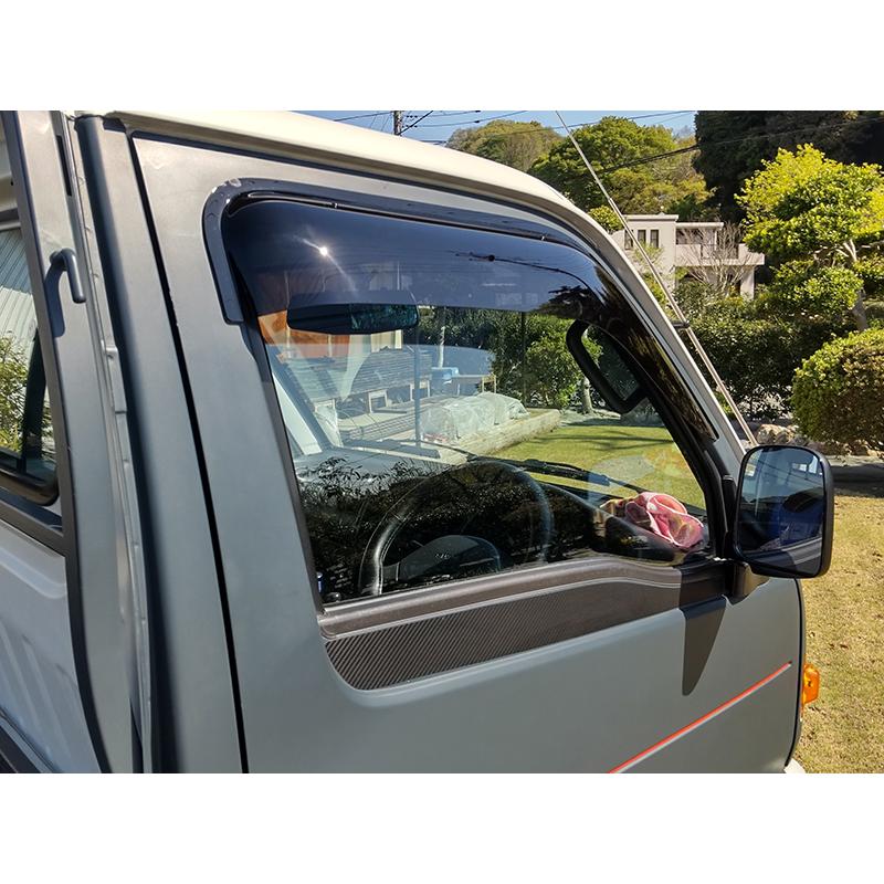 キャリイ DC51T DD51T エブリィ DE51V DF51V ドアバイザー 丸目 パーツ 