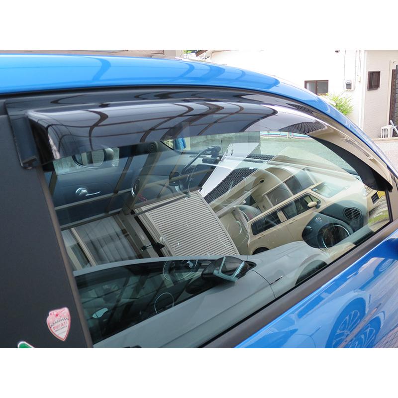 フィアット500 アバルト500 ドアバイザー セミ ワイド FIAT500