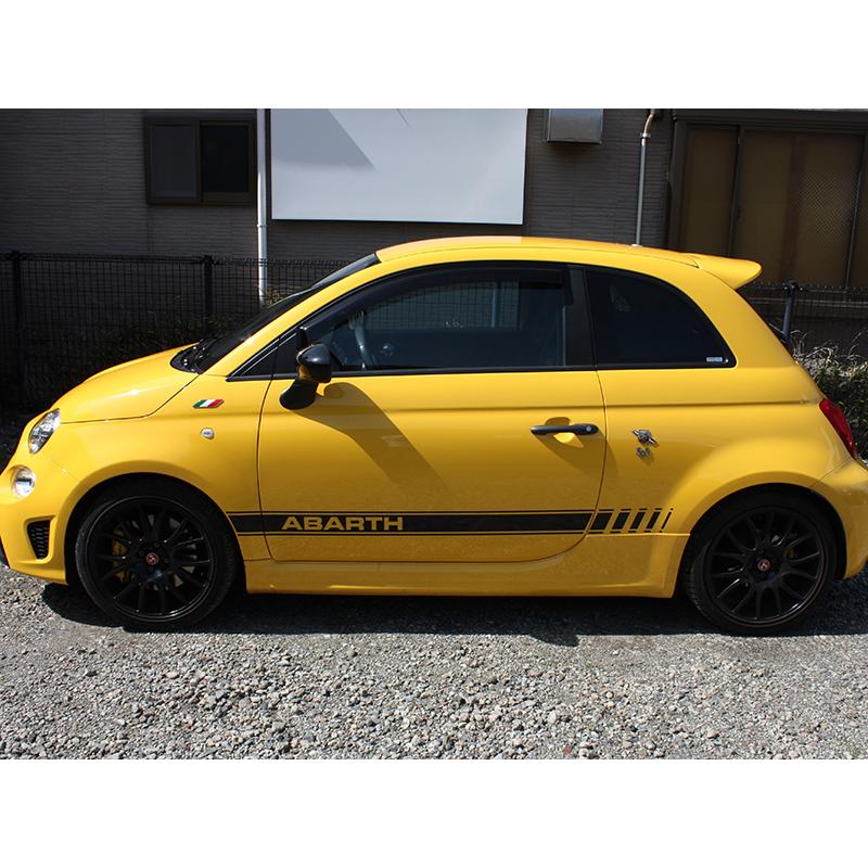 フィアット500 アバルト500 ドアバイザー セミ ワイド FIAT500