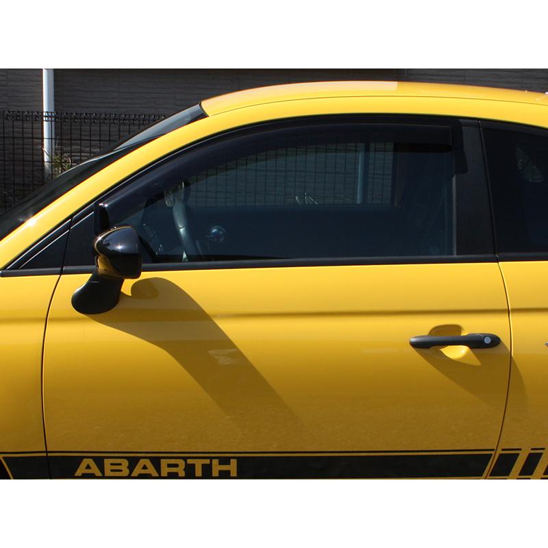 フィアット500 アバルト500 ドアバイザー セミ ワイド FIAT500
