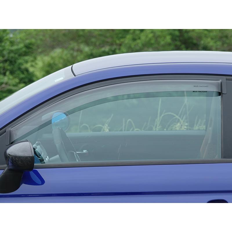 フィアット500 アバルト500 ドアバイザー セミ ワイド FIAT500