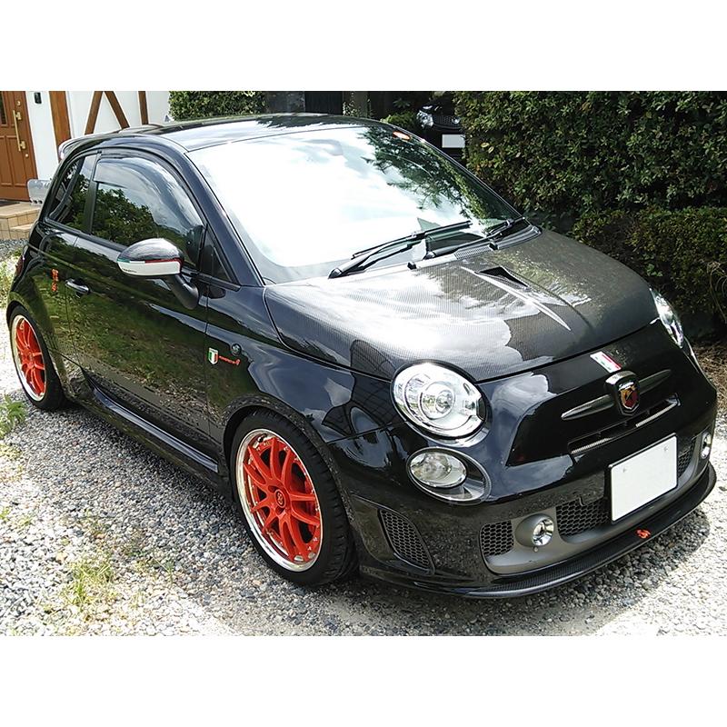 フィアット500 アバルト500 ドアバイザー スーパー ワイドバイザー