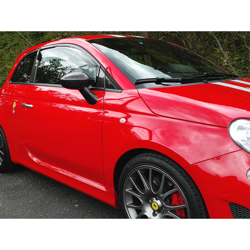 フィアット500 アバルト500 ドアバイザー スーパー ワイドバイザー
