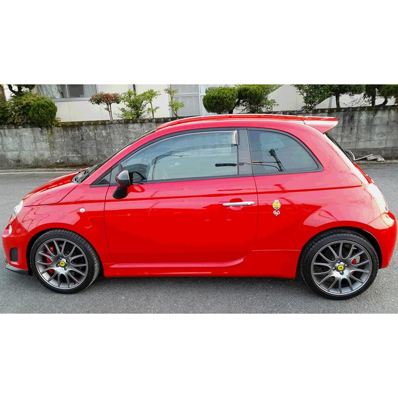 フィアット500 アバルト500 ドアバイザー スーパー ワイドバイザー