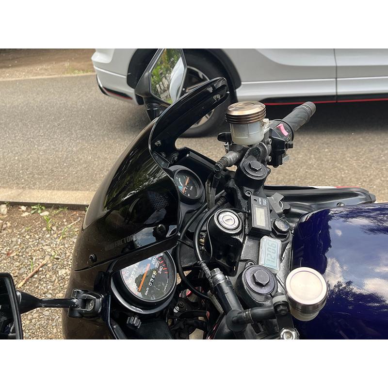 ヤマハ FZ750 (1FM) スクリーン 純正サイズ パーツ ダークスモーク