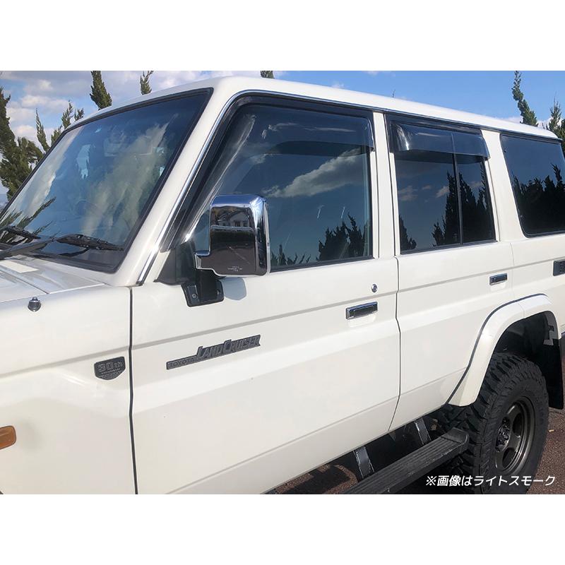 ランドクルーザー70系/78プラド 純正 ドアバイザー 運転席・助手席分 10月上旬入荷 ランドクルーザー 70 ランクル70 78プラド 復刻