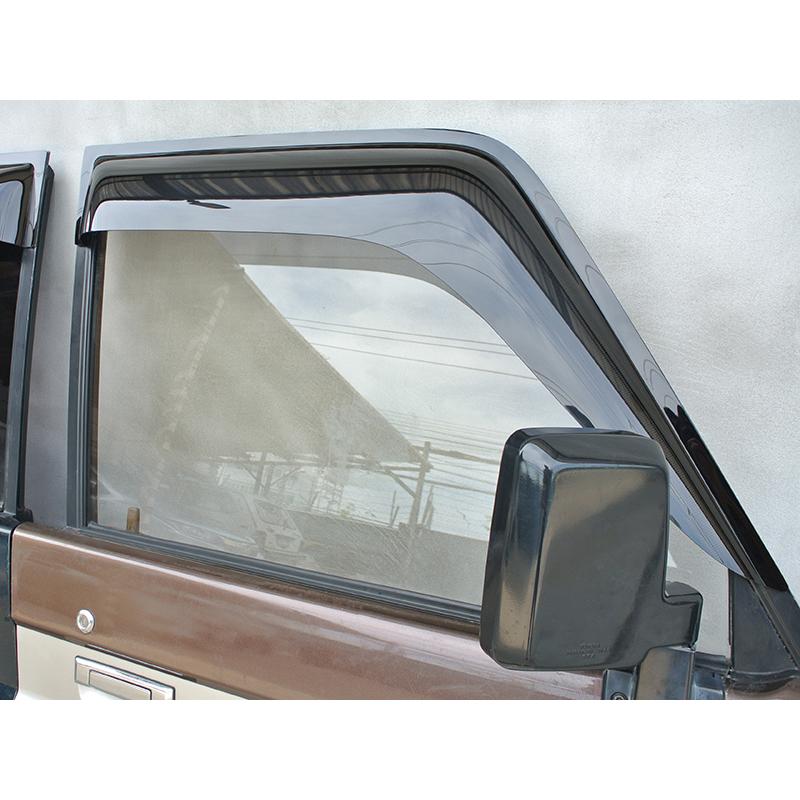 ランドクルーザー70系/78プラド 純正 ドアバイザー 運転席・助手席分 ランドクルーザー 70 ランクル70 78プラド 復刻 ワイドバイザー