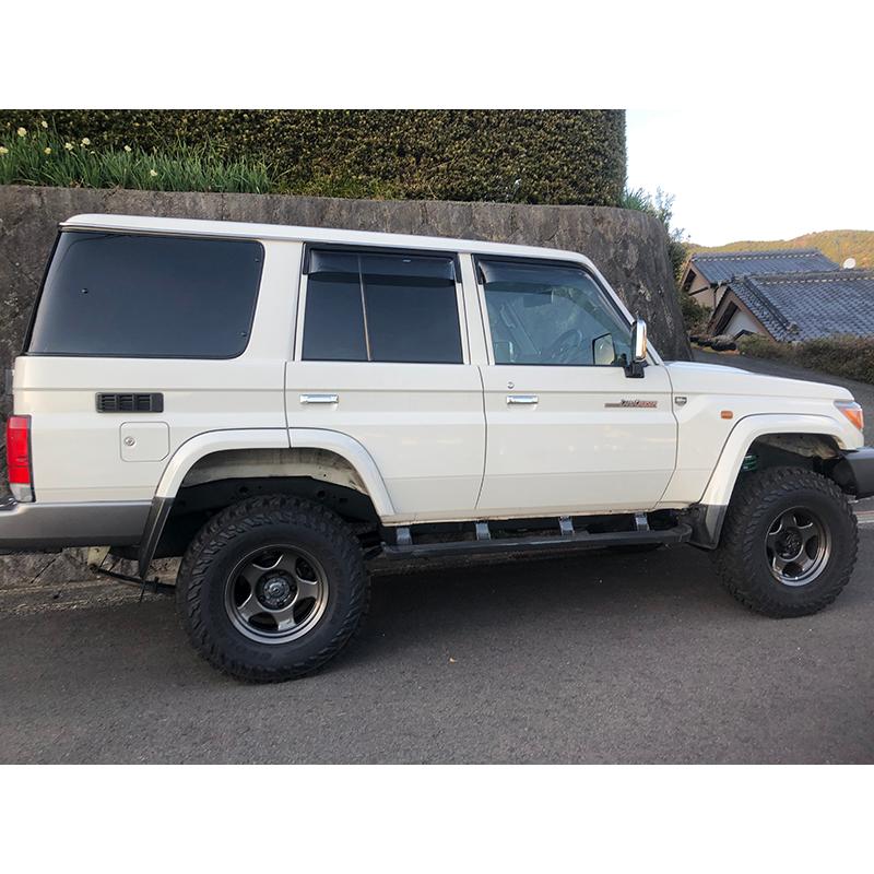 ランドクルーザー 70 ランクル70 78プラド 復刻 ワイド ドアバイザー