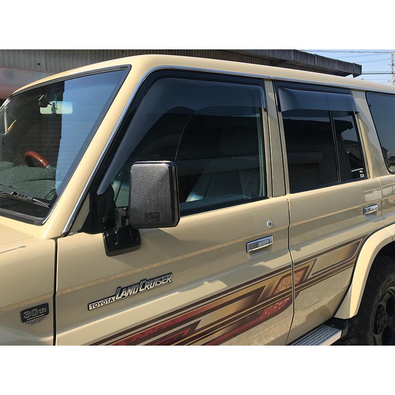 ランドクルーザー 70 ランクル70 78プラド 復刻 ワイド ドアバイザー