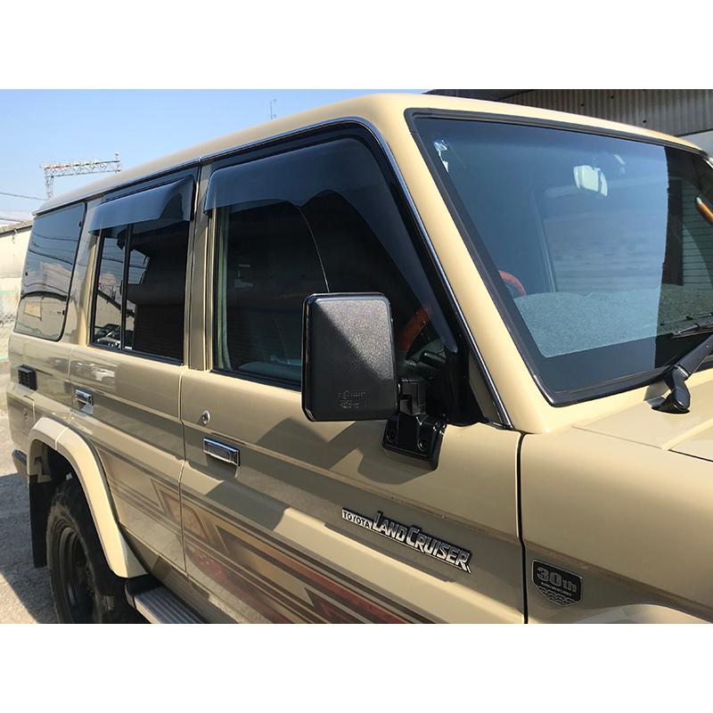 ランドクルーザー 70 ランクル70 78プラド 復刻 ワイド ドアバイザー