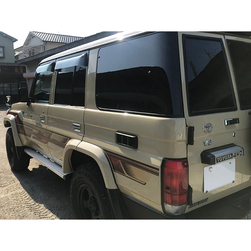 ランドクルーザー 70 ランクル70 78プラド 復刻 ワイド ドアバイザー
