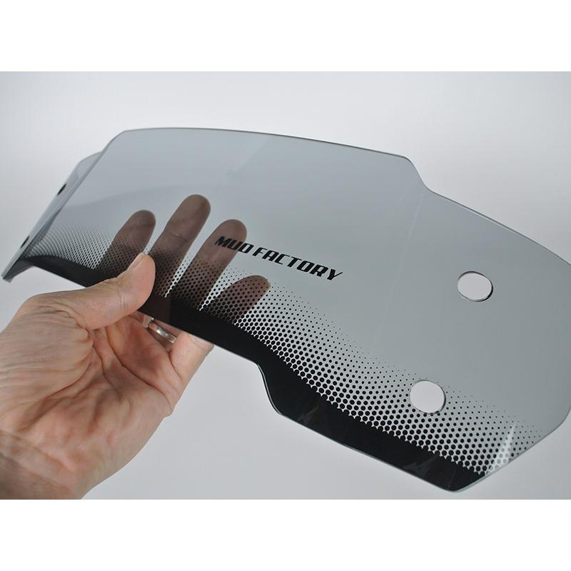 ジャイロX ショートスクリーン ライト ウインドシールド パーツ