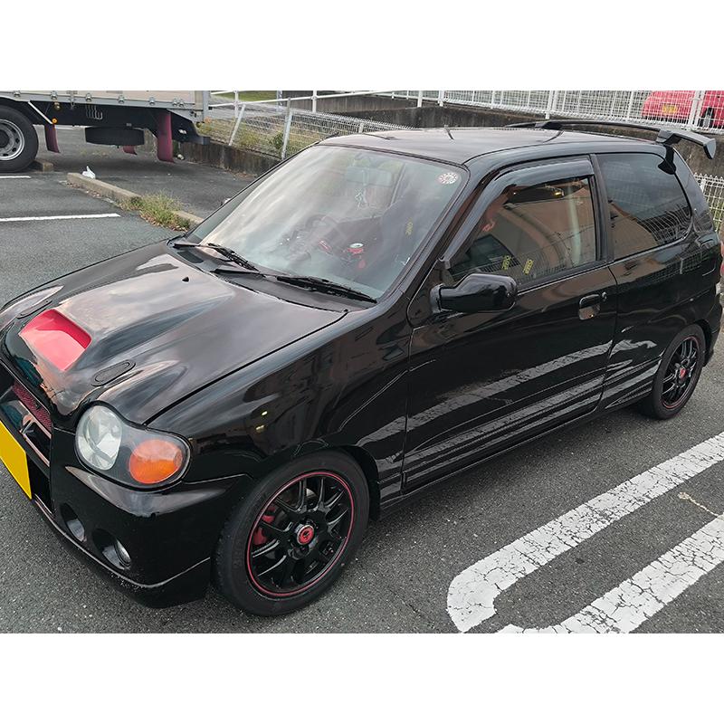 取引中。アルトワークスワイドバイザー アルト HA11S HA21S 系 4代目 ドアバイザー ワイドバイザー ライト